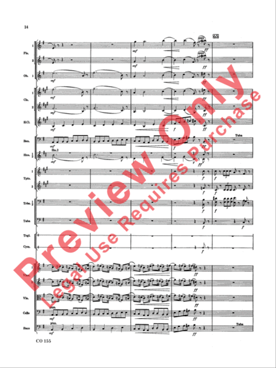 Nutcracker Set 2-march/trepak Full Orchestra scores gallery preview page 15