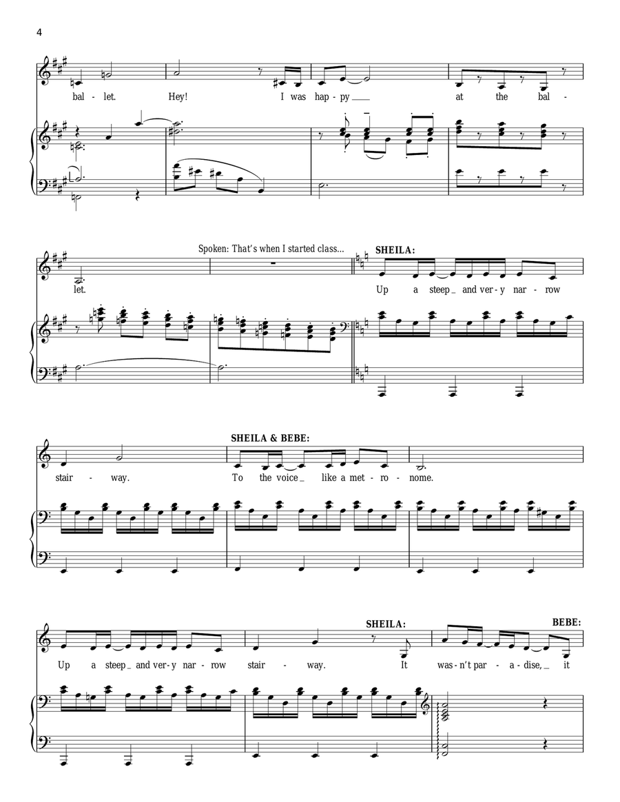 At The Ballet Voice Solo scores gallery preview page 4