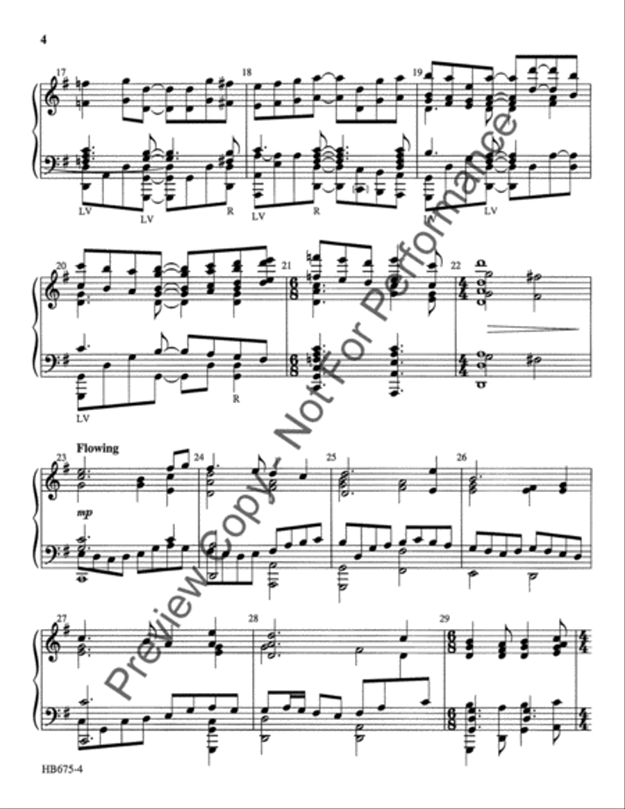 Ring His Glorious Praise - 5-7 octaves Handbell Choir scores gallery preview page 4