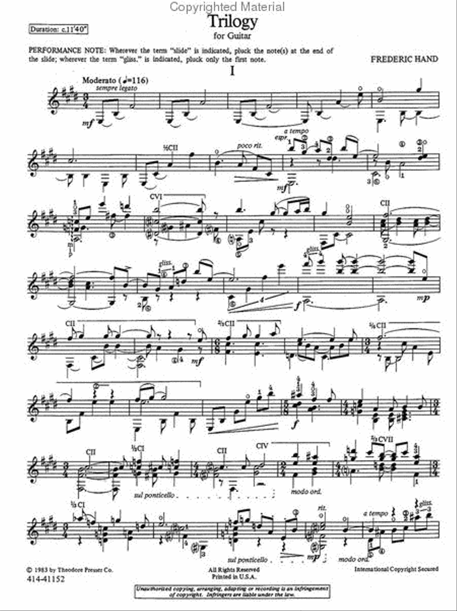 Trilogy Chamber Music scores gallery preview page 2