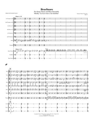 BrasSnare - For Snare Drum and Brass Ensemble