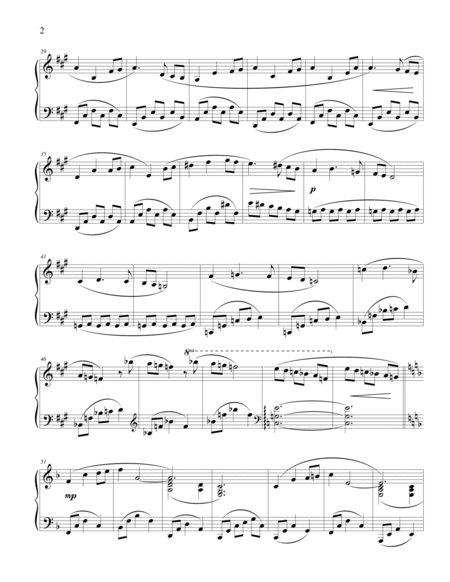 Piper's Song Piano Solo - Digital Sheet Music