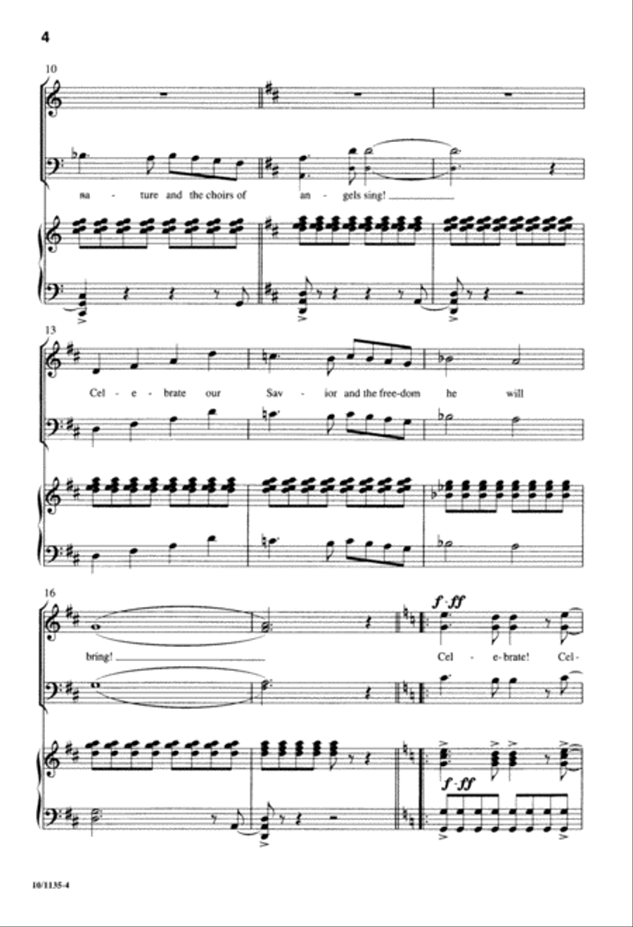 Celebrate the Coming of the Lord 3-Part scores gallery preview page 4