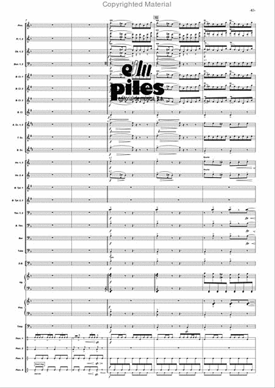 Duende Duende Concert Band scores gallery preview page 84