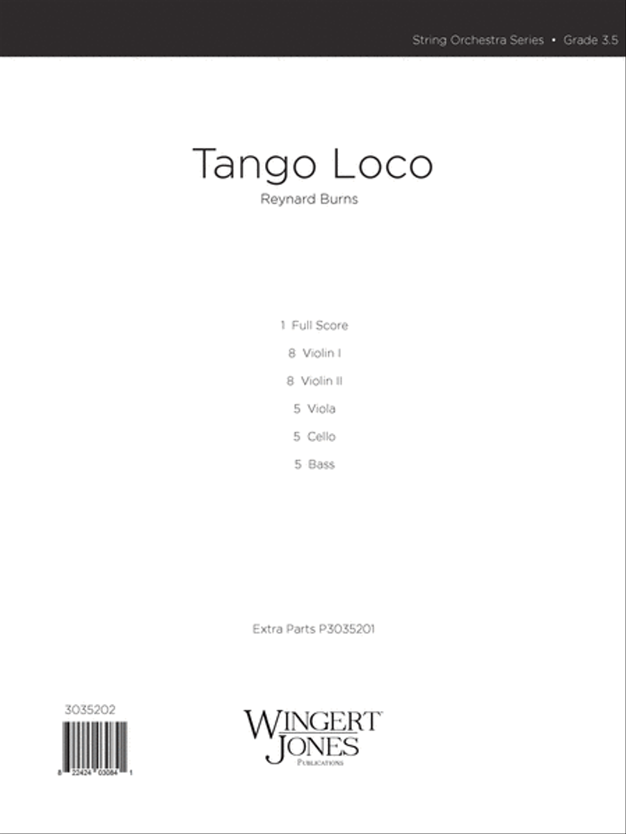 Tango Loco (Score) Tango Loco (Score) String Orchestra scores gallery preview page 1
