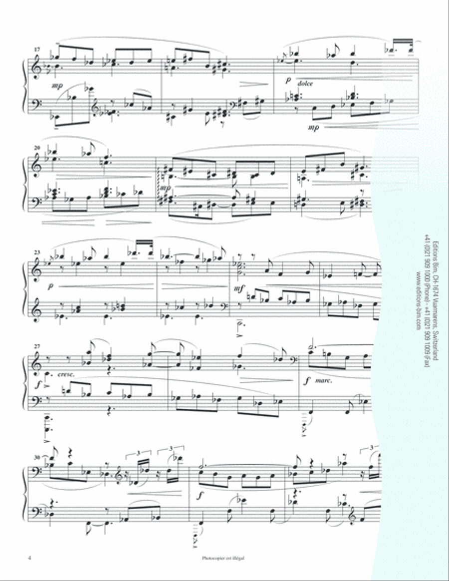 Evening music Evening music Piano Solo scores gallery preview page 3
