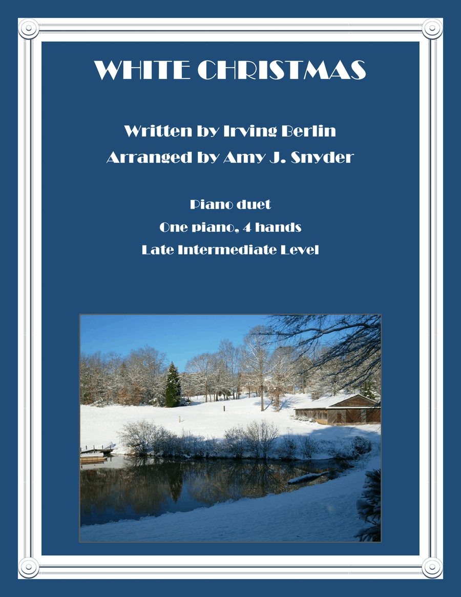 White Christmas 1 Piano, 4-Hands scores gallery preview page 1