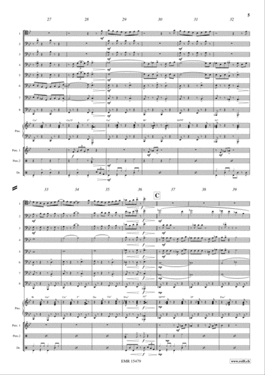 Cool Morning Trombone scores gallery preview page 5
