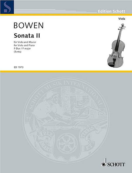 Bowen Y Sonate Nr2 F-dur (fk)