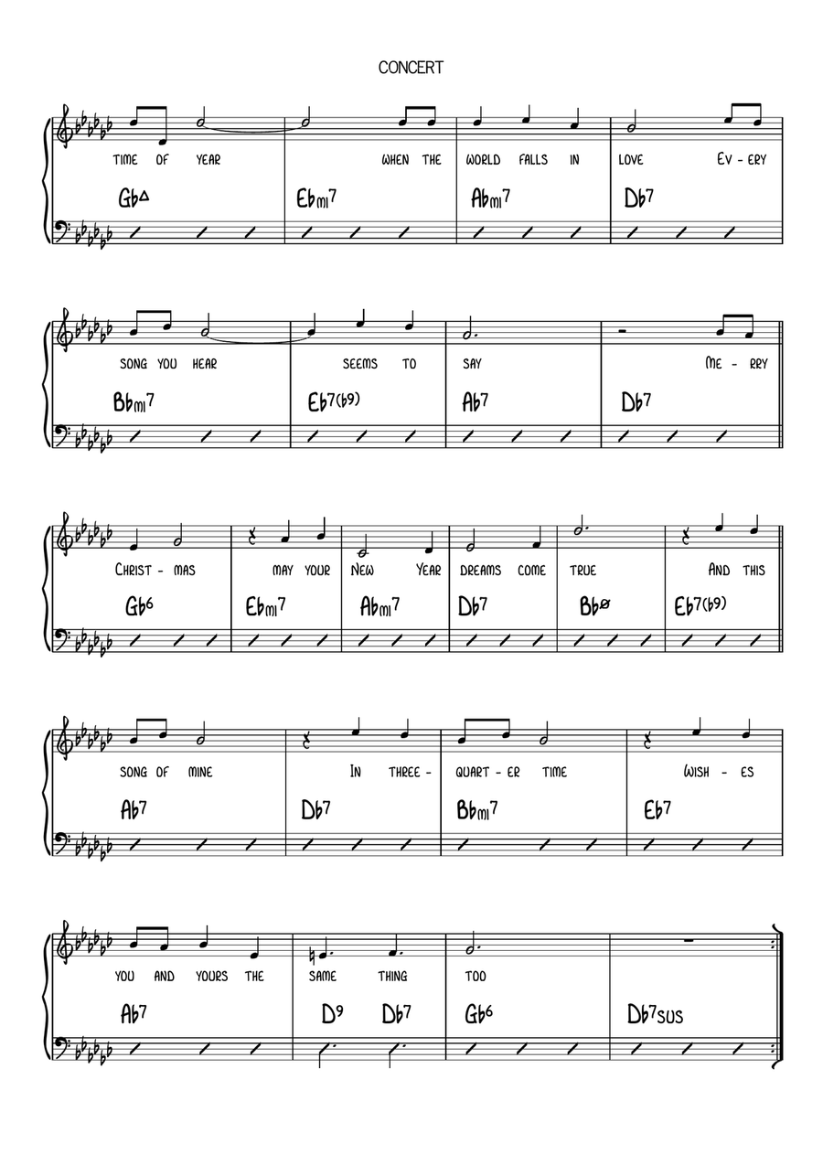 The Christmas Waltz The Christmas Waltz Piano scores gallery preview page 2