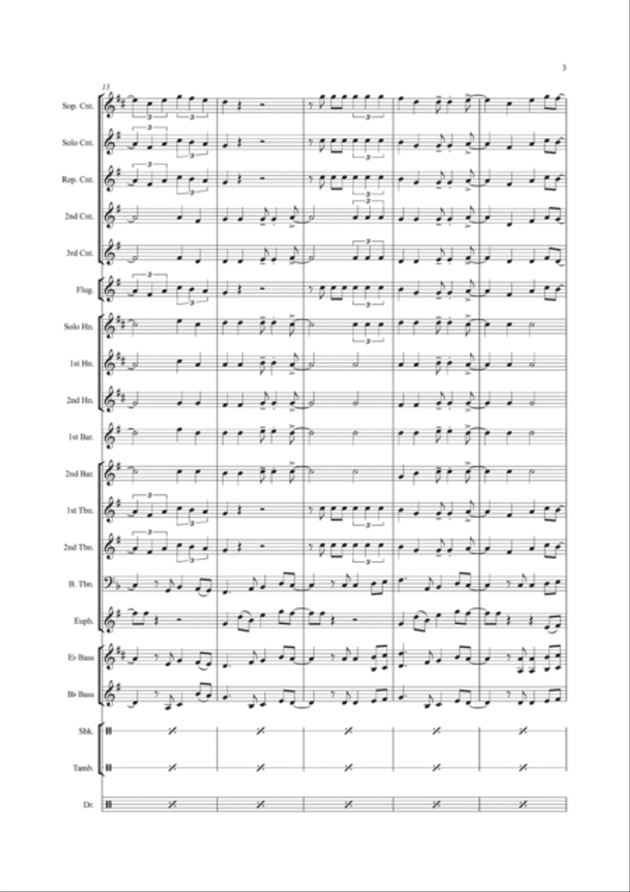 La Bamba Brass Band scores gallery preview page 4