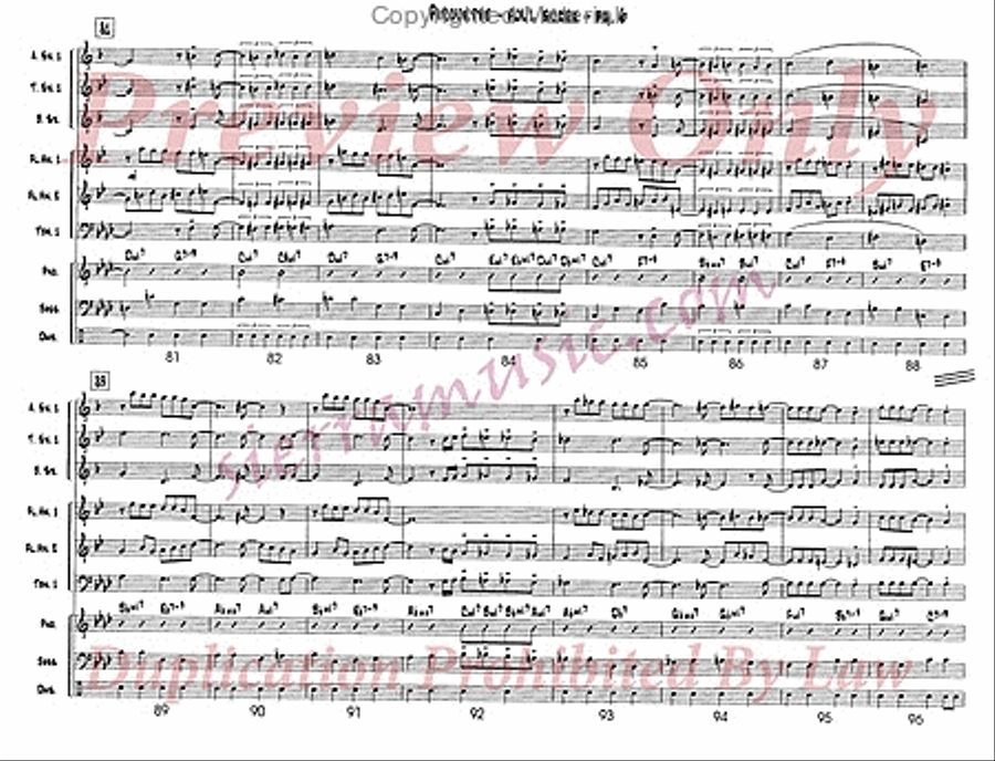 Pirouette Jazz Ensemble scores gallery preview page 7