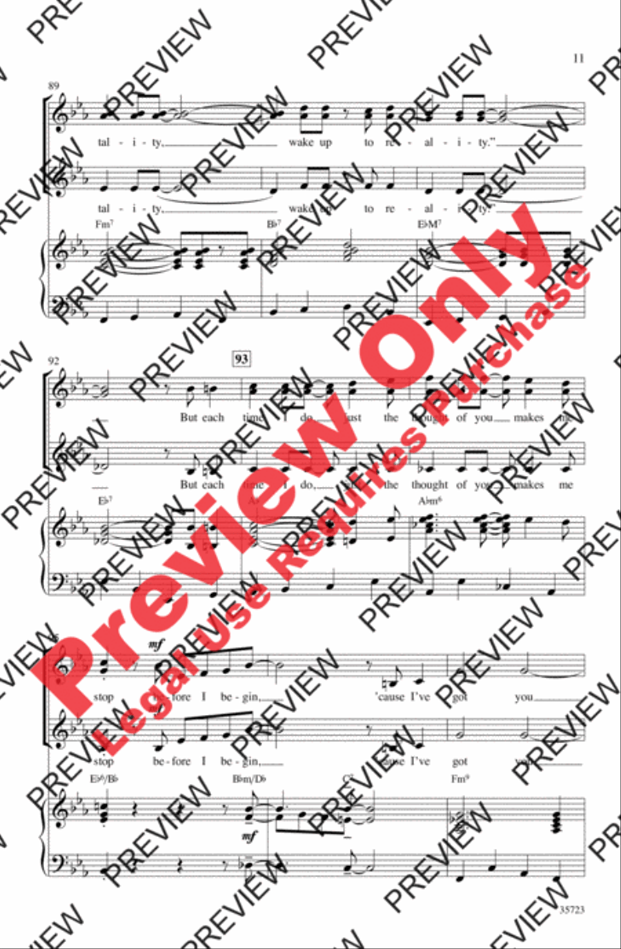 Let's Fall in Love Women's Choir scores gallery preview page 11