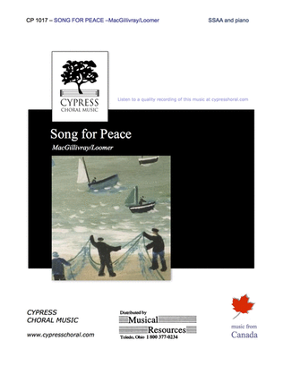 Book cover for Song for Peace