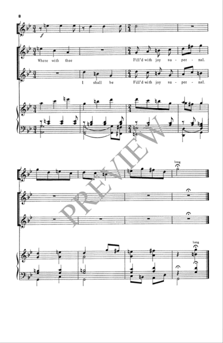 All My Heart This Night Rejoices SA scores gallery preview page 9