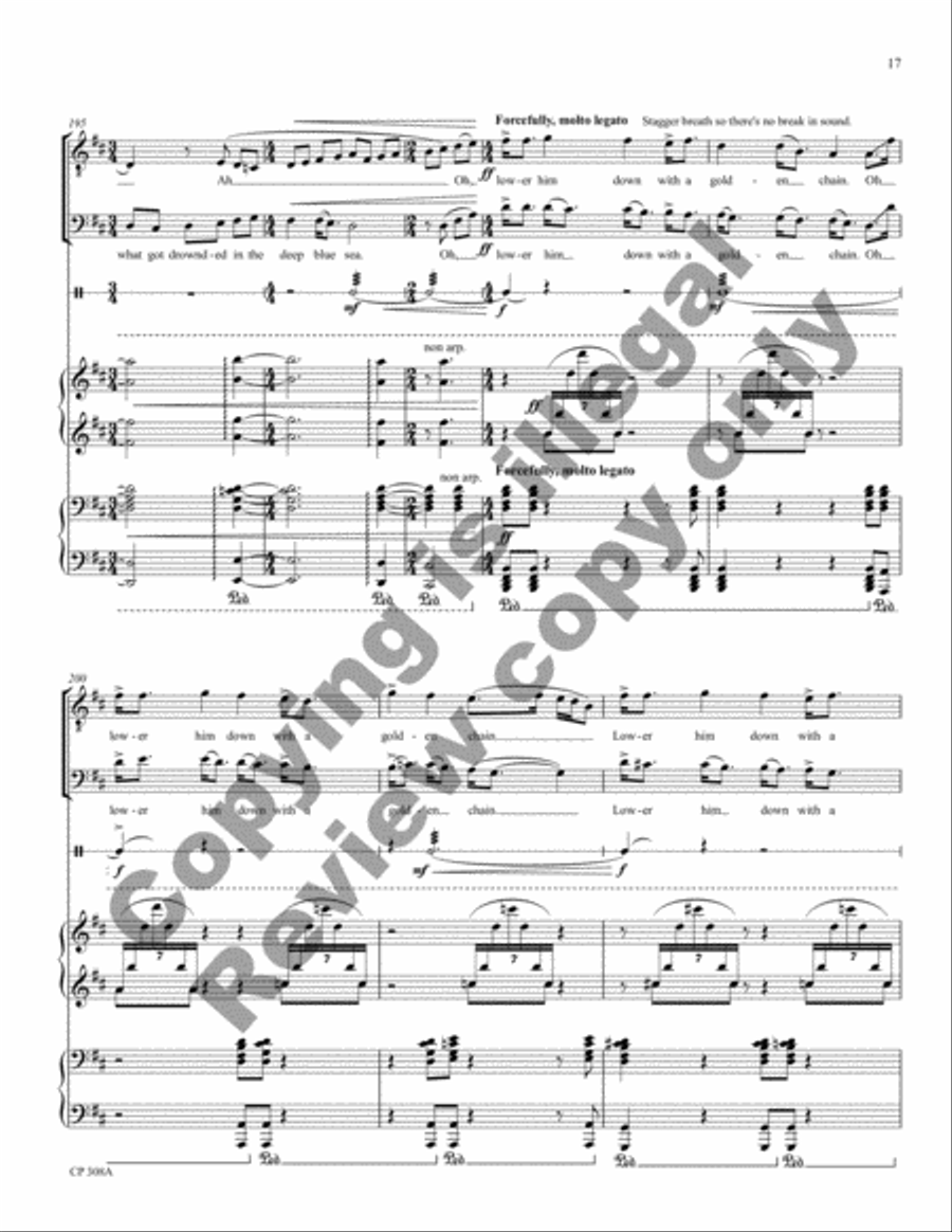 American Folk Song Suite (Full Score) Choir scores gallery preview page 25