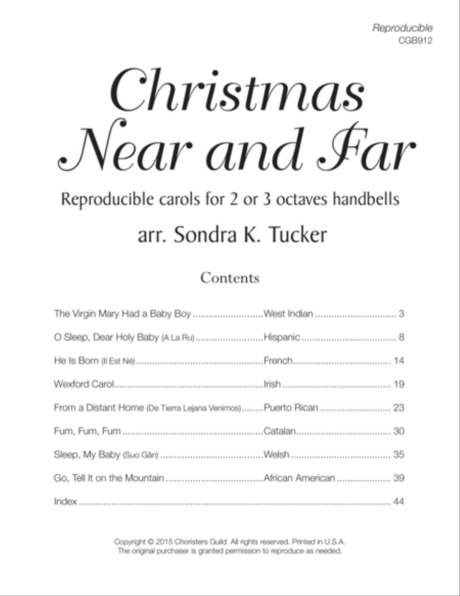 Christmas Near and Far (2-3 octaves) 3-Octaves scores gallery preview page 2