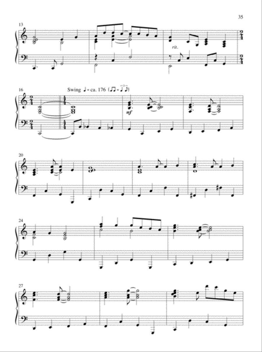 Let All Things Their Creator Bless! Piano Solo scores gallery preview page 20