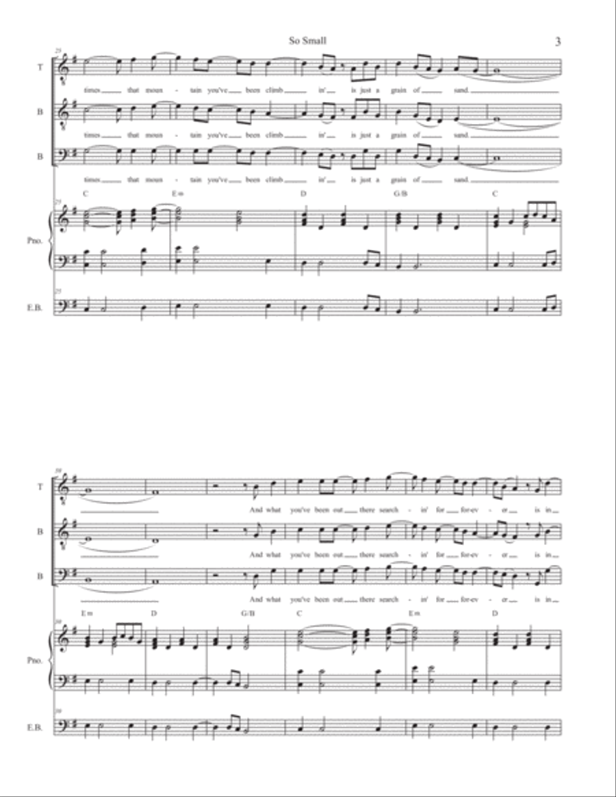 So Small So Small TTBB scores gallery preview page 3