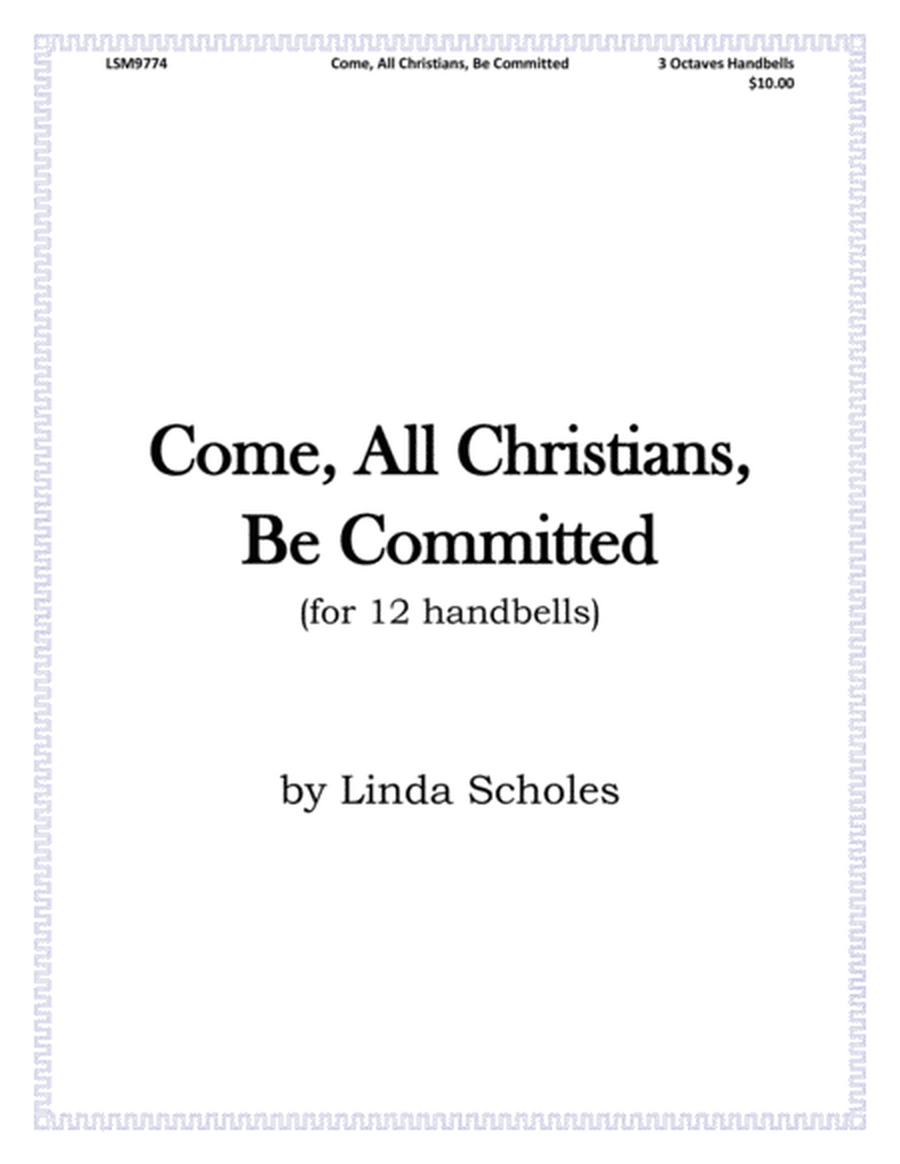 Come, All Christians, Be Committed (for 12 handbells) image number null