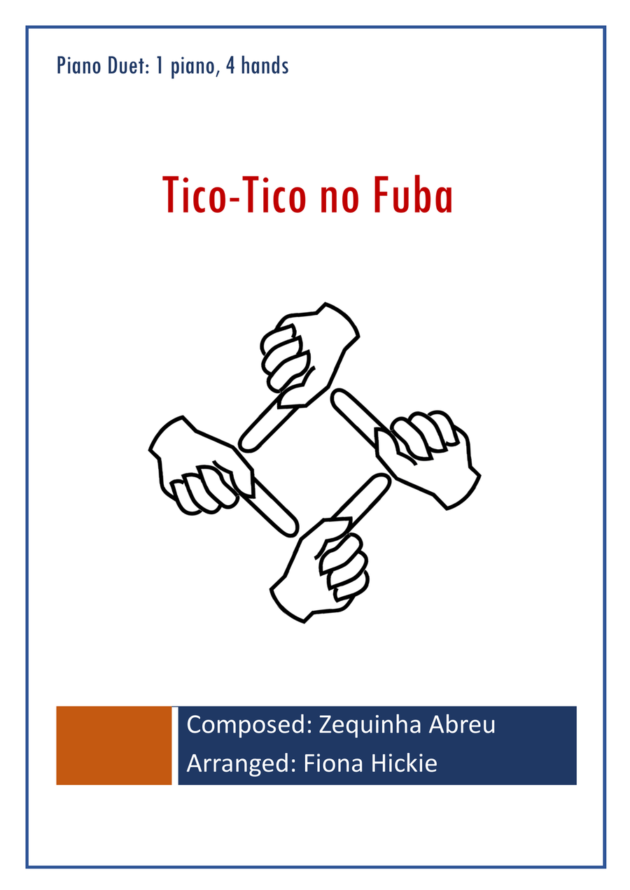 Tico-Tico no Fuba 1 Piano, 4-Hands scores gallery preview page 1