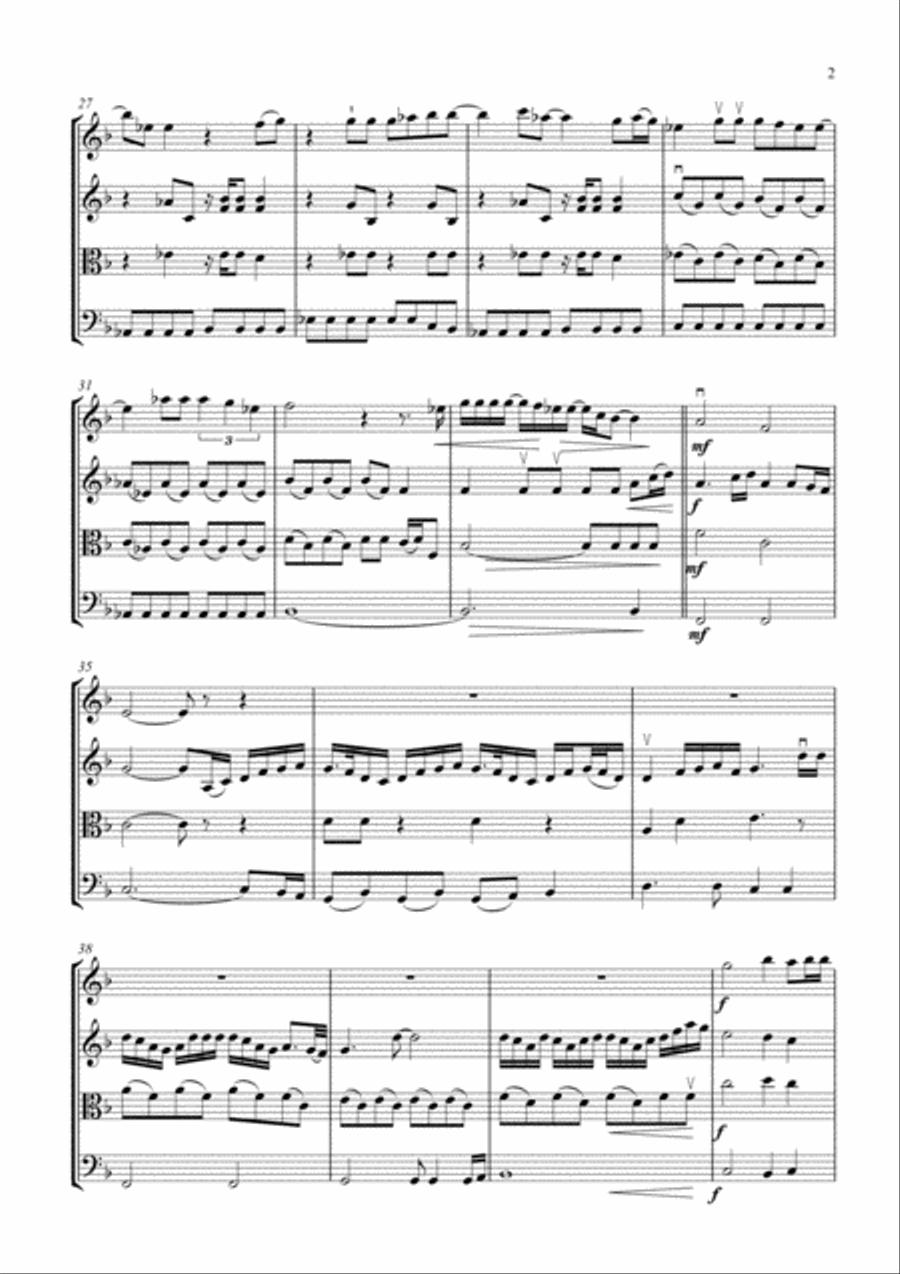 Always Always String Quartet scores gallery preview page 3