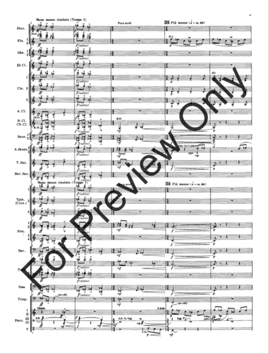 Cantique and Festival (Score) Concert Band scores gallery preview page 8