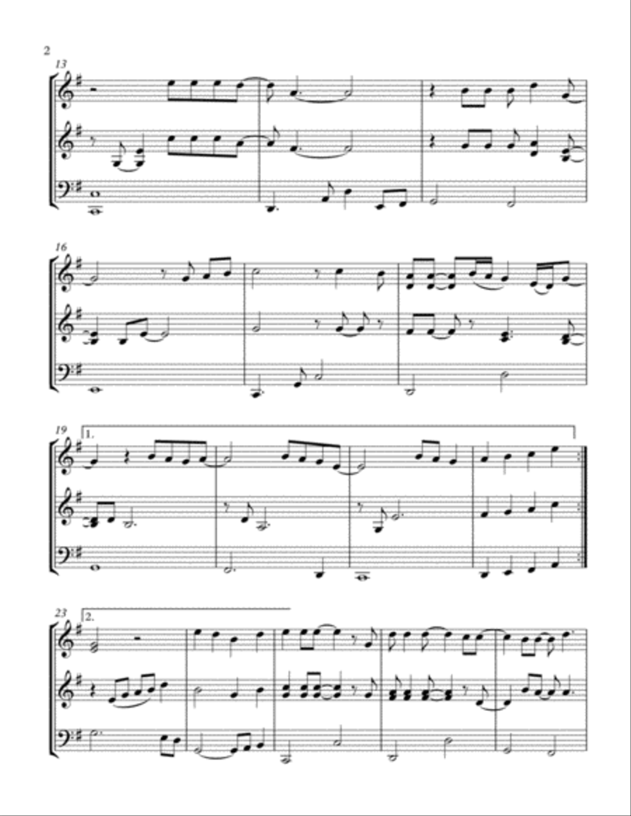 Wonderful Tonight String Trio scores gallery preview page 3