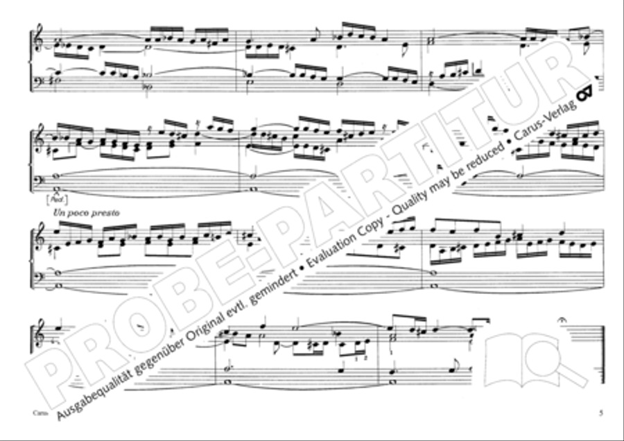 Musikalischer Blumenstrauss Organ Solo scores gallery preview page 8