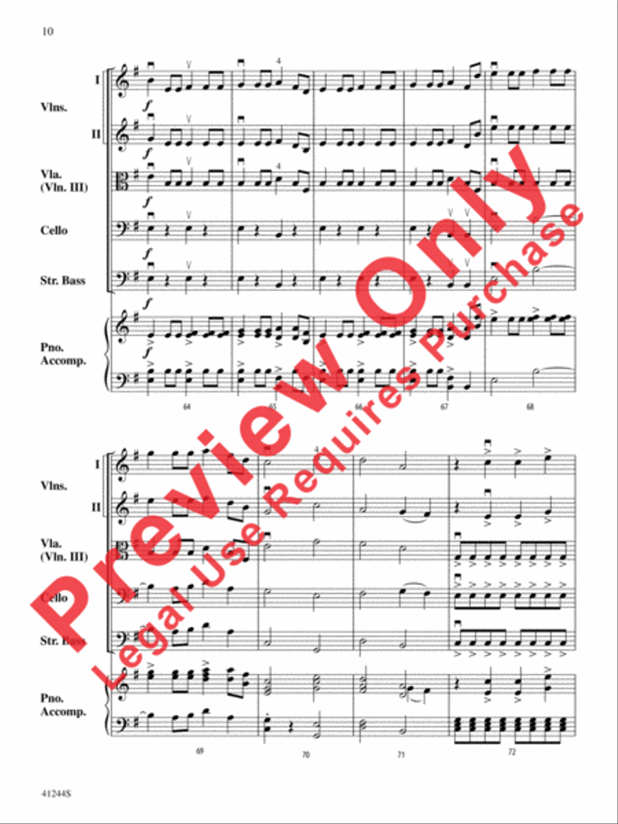 Ablaze String Orchestra scores gallery preview page 11