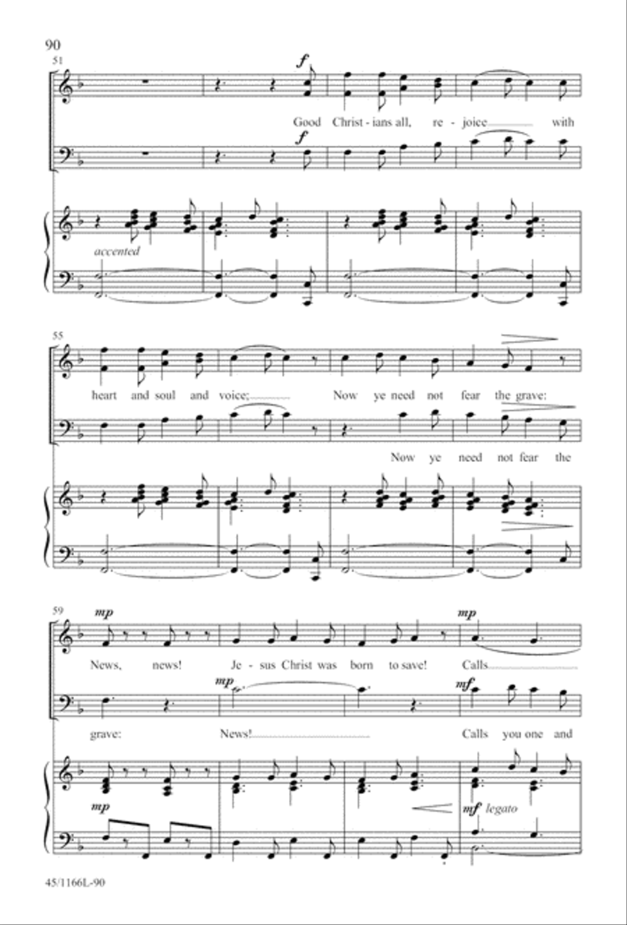 12 Carols for about 12 Singers 3-Part scores gallery preview page 91