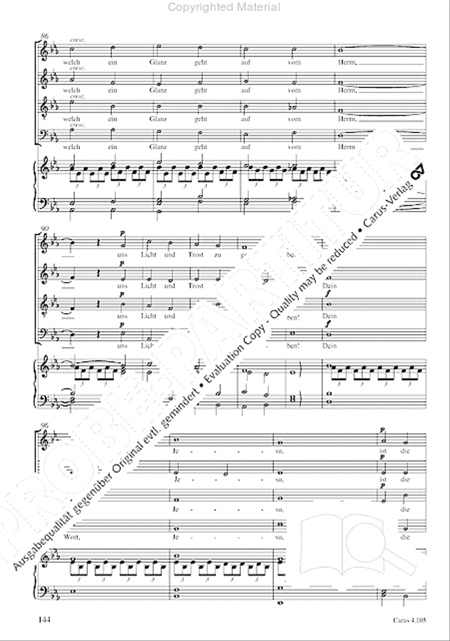 Choral collection Mendelssohn - editionchor Choir scores gallery preview page 145
