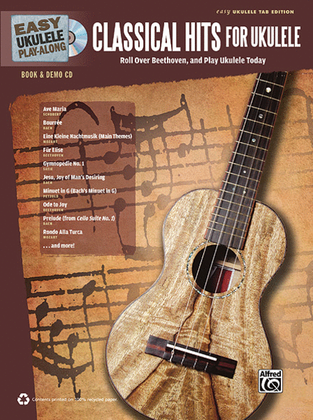Book cover for Easy Ukulele Play-Along -- Classical Hits for Ukulele
