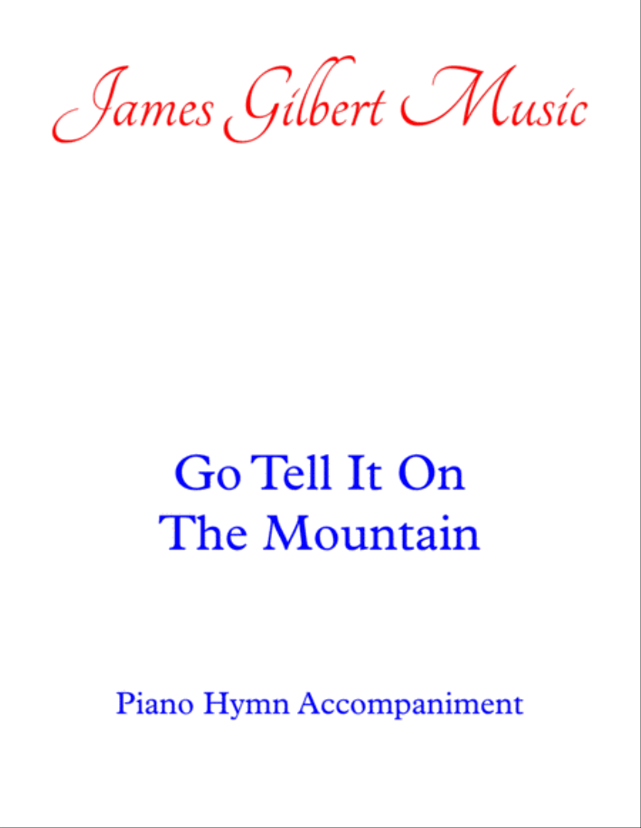GO TELL IT (Go Tell It On The Mountain) Piano Solo scores gallery preview page 1