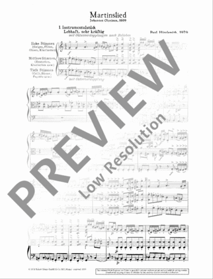 Martinslied Choir scores gallery preview page 4