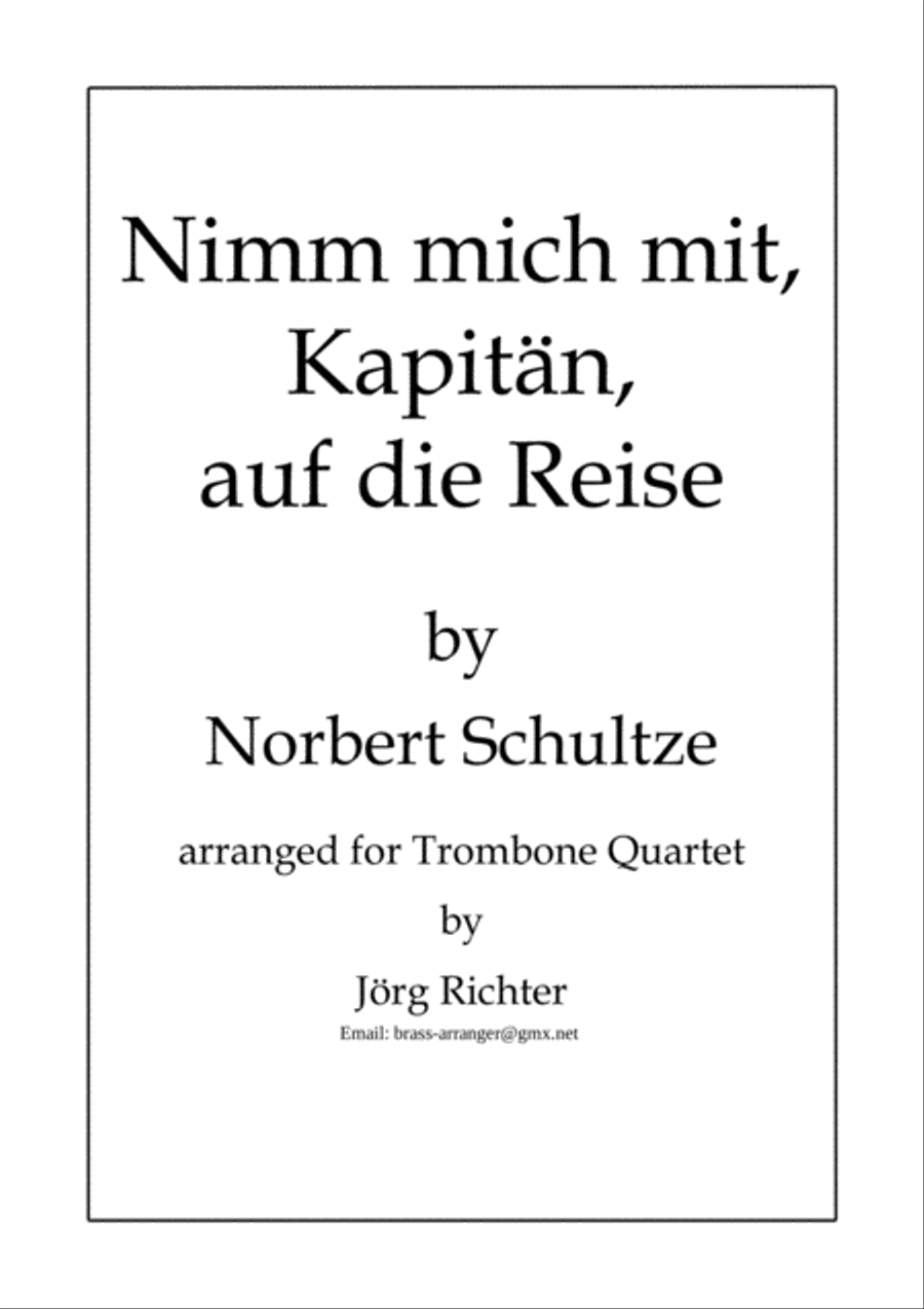 Nimm Mich Mit Nimm Mich Mit Brass Quartet scores gallery preview page 1