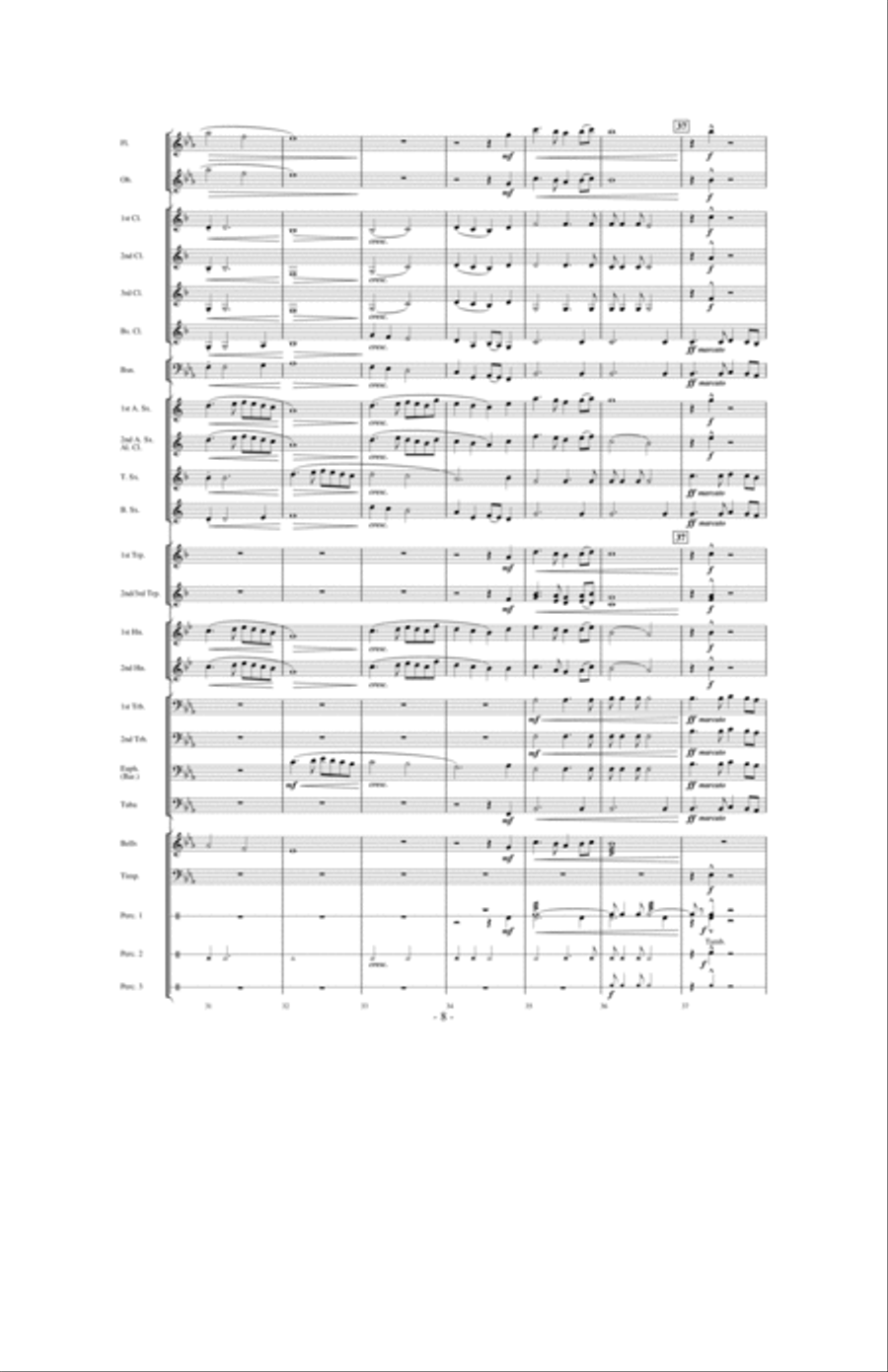 Spirit of the Pioneers Concert Band scores gallery preview page 7