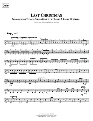 Last Christmas - Cello