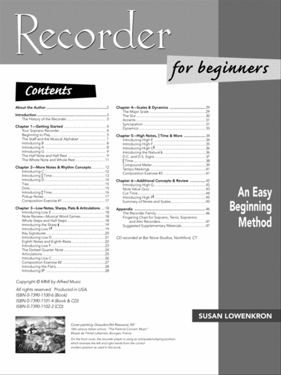 Recorder for Beginners Recorder scores gallery preview page 2