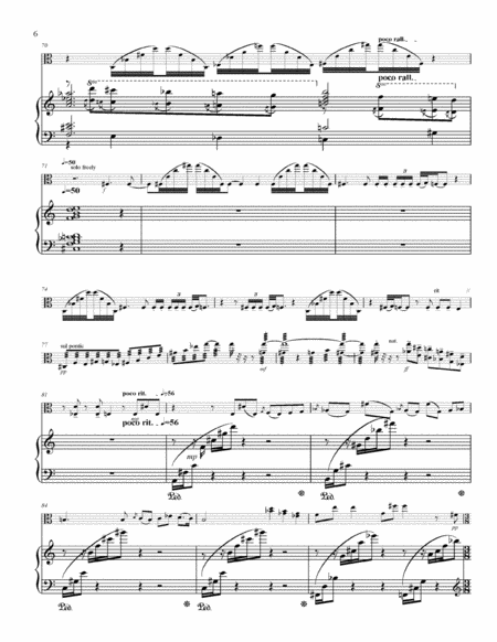 Tears of the Heliad for solo viola and piano image number null