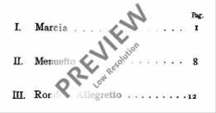 Serenade No. 6 D major Chamber Orchestra scores gallery preview page 3