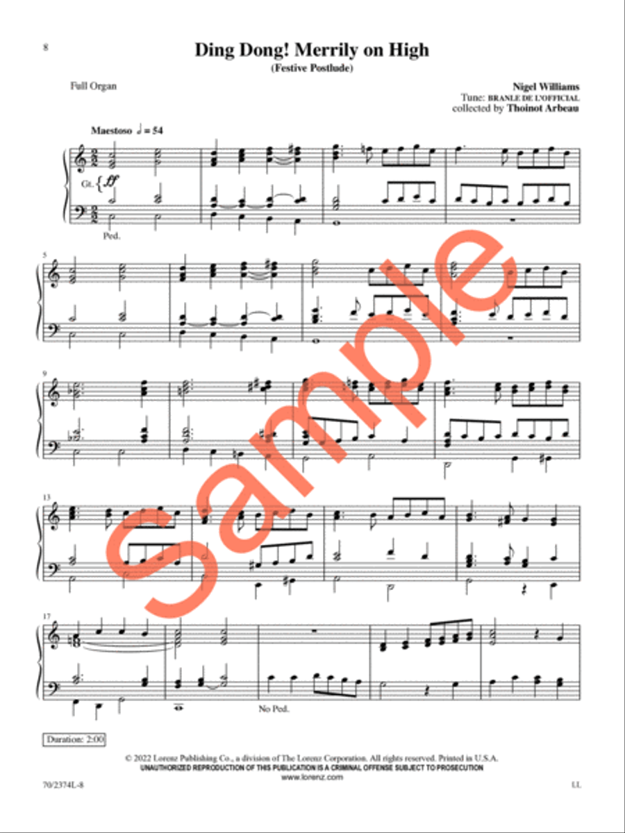Christmas Miniatures for Organ image number null