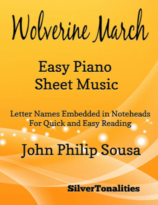 Wolverine Easy Piano Sheet Music