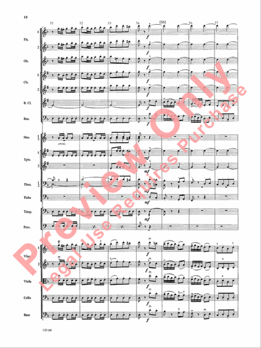 Bacchanale from Samson & Delilah (Score and Parts) Full Orchestra scores gallery preview page 13