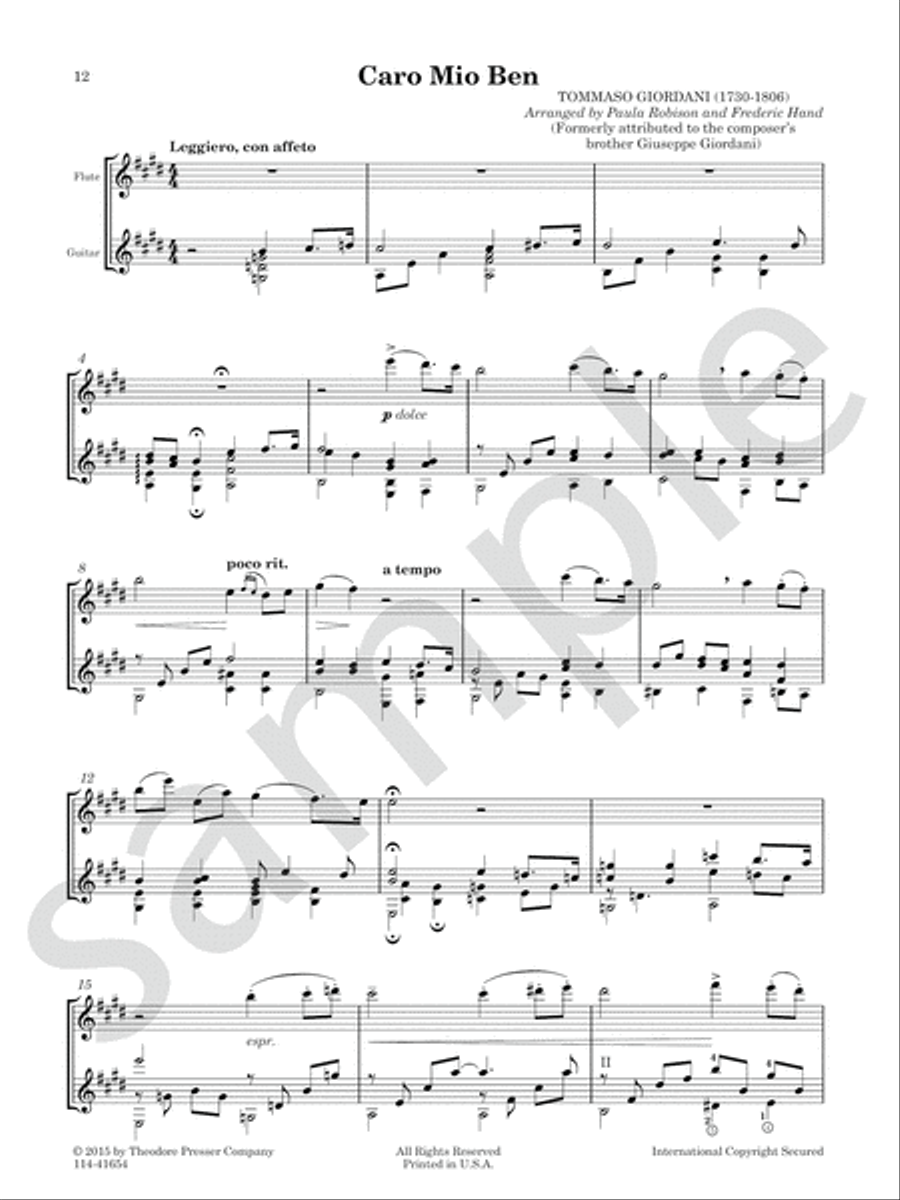 La Serenata Chamber Music scores gallery preview page 7