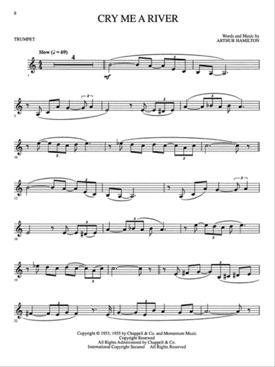Jazz & Blues Trumpet Solo scores gallery preview page 4