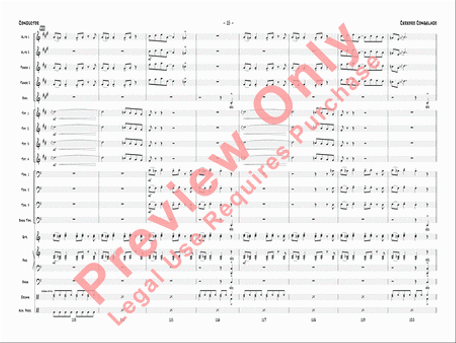Cerebro Congelado Jazz Ensemble scores gallery preview page 18