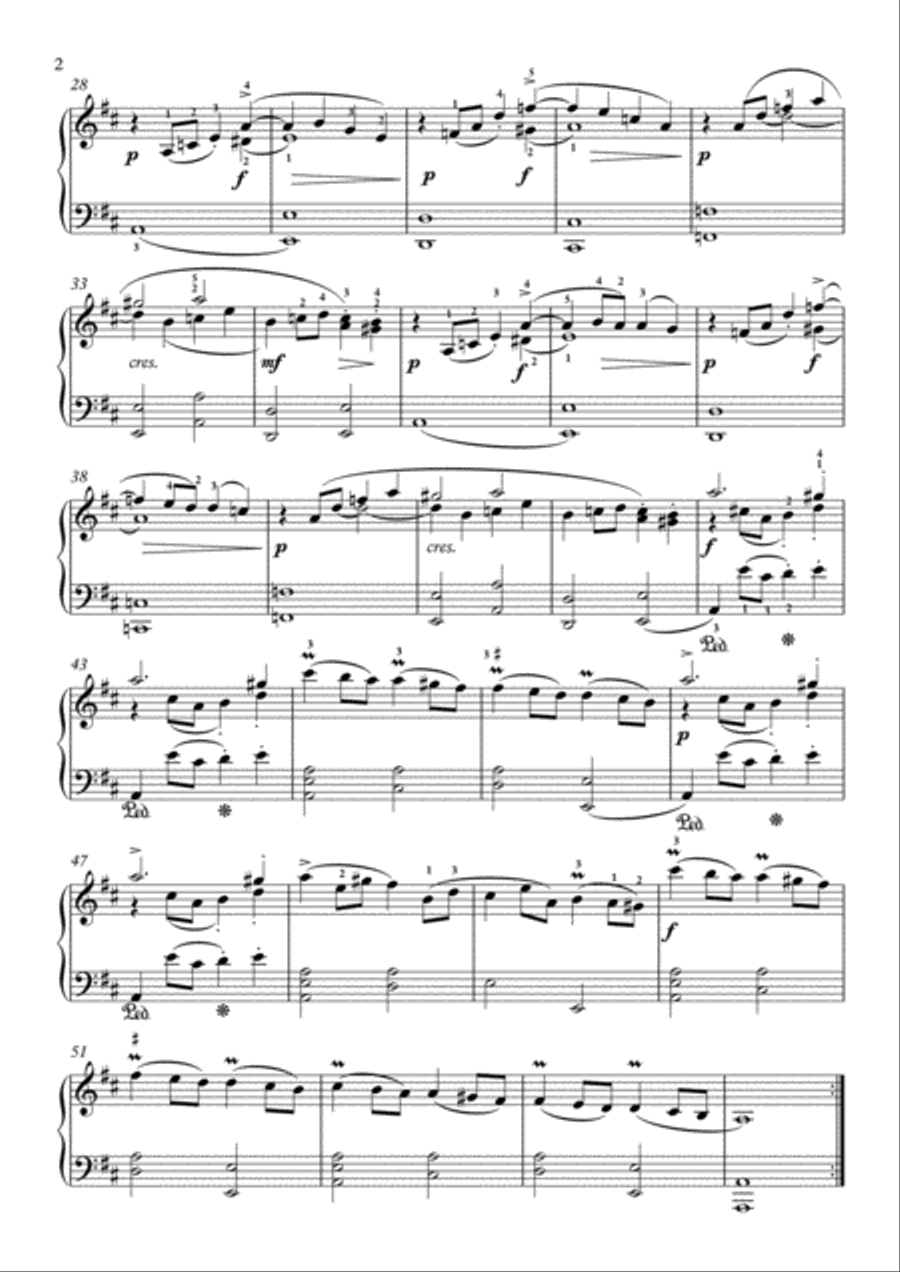 Scarlatti-Sonata in D-Major L.418 K.443(piano) by Alessandro