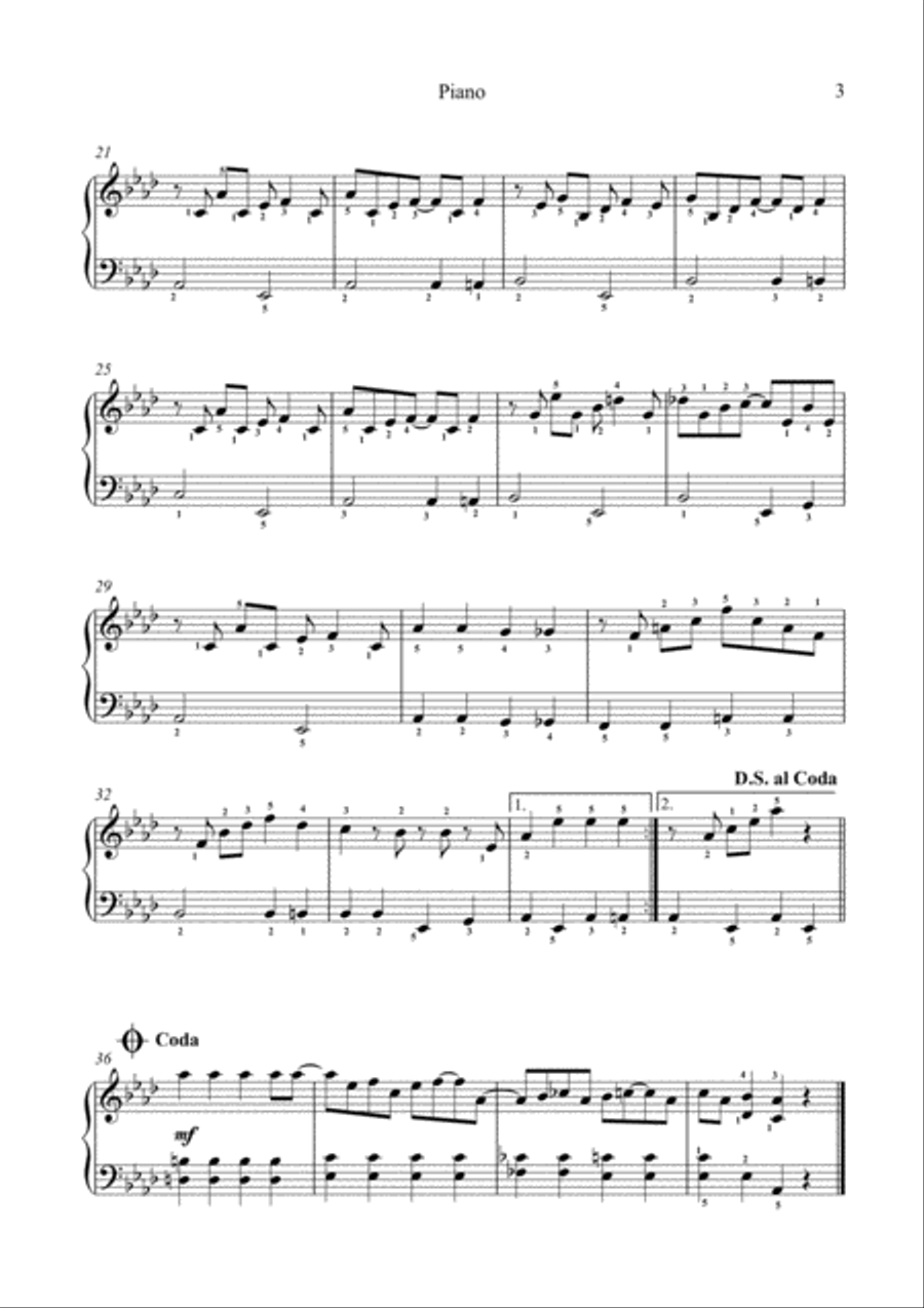 Maple Leaf Rag (Easy Piano) Piano Method scores gallery preview page 3