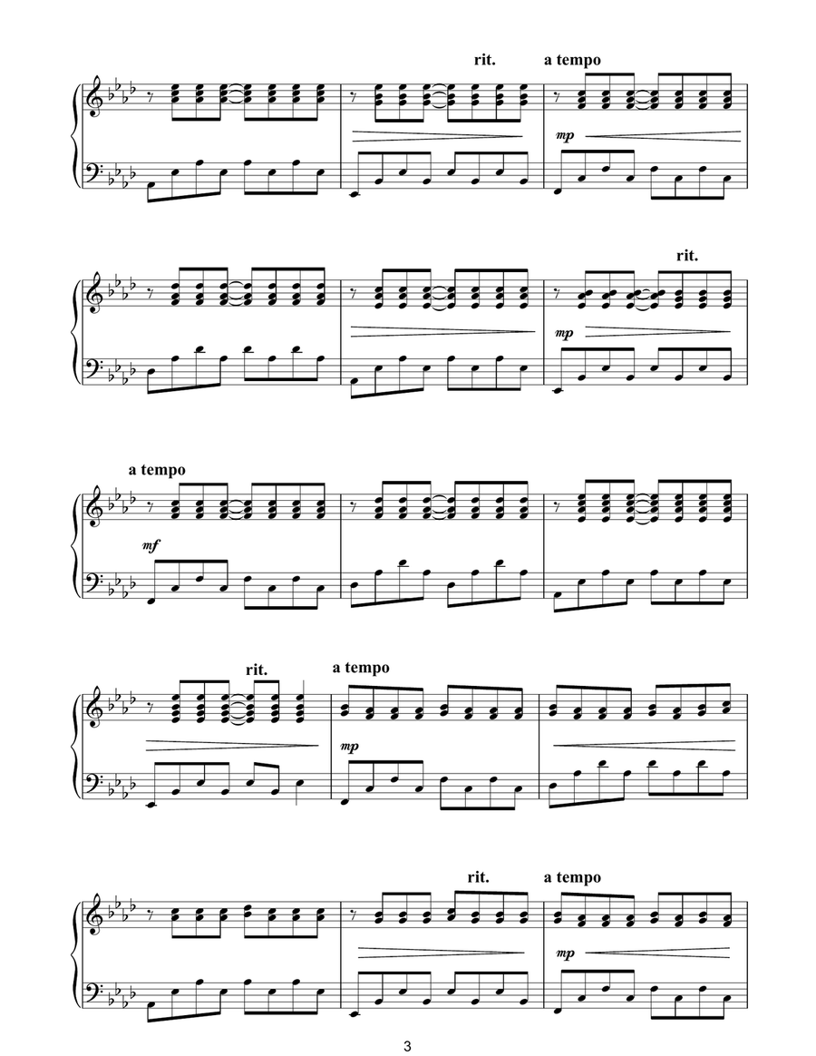 Dietro Casa Dietro Casa Piano Solo scores gallery preview page 3